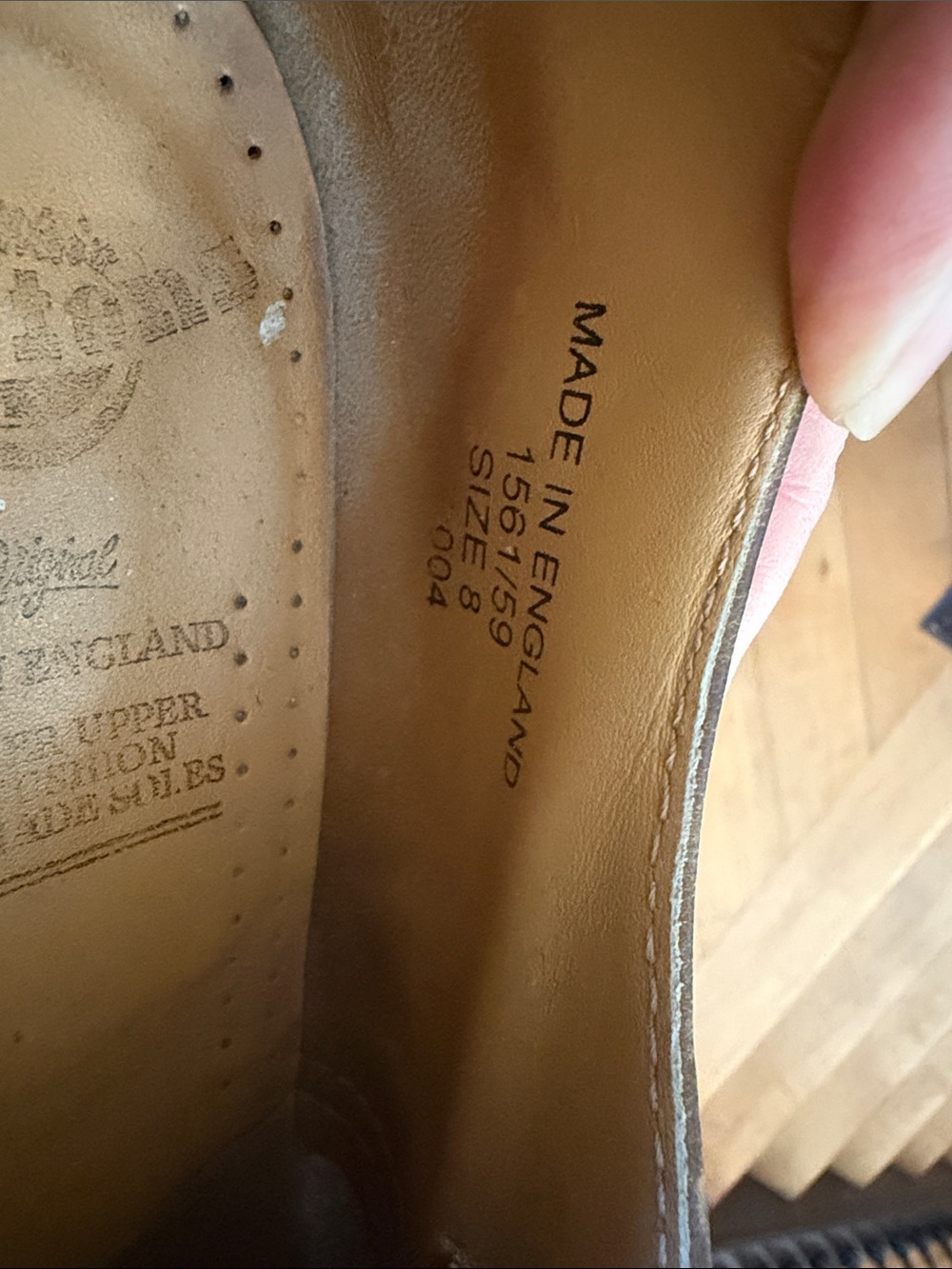 Dr. Martens Vintage Brown Leather Casual Oxford - Men's Made in England - Picture 9 of 10